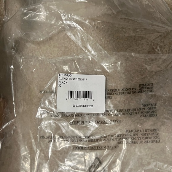 New NWT STS BLUE‎ jeans black distressed 30 Ellie  ankle skinny high rise - Picture 11 of 11